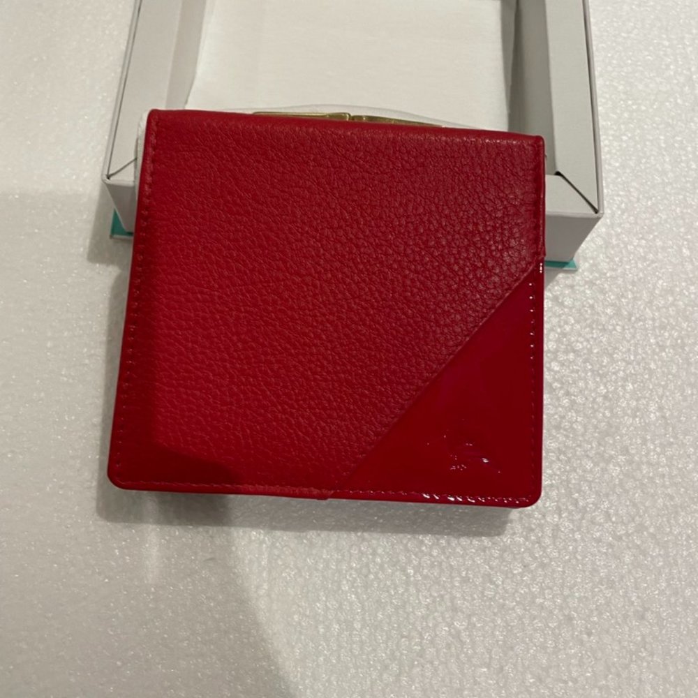 Red "Canary" Leather Wallet
